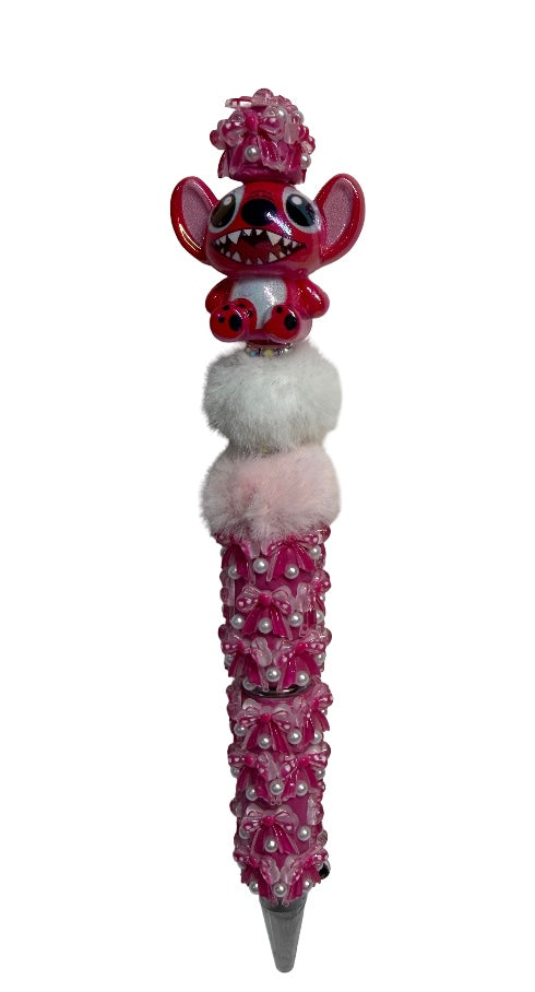 Pink Bow Stitchy Pen