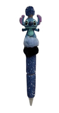 Blue Sparkly Stitchy Pen