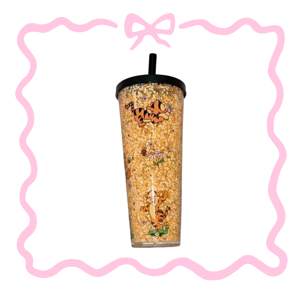 24oz Boba Tea Snowglobe Cup